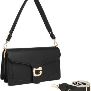 Black shoulder/crossbody bag